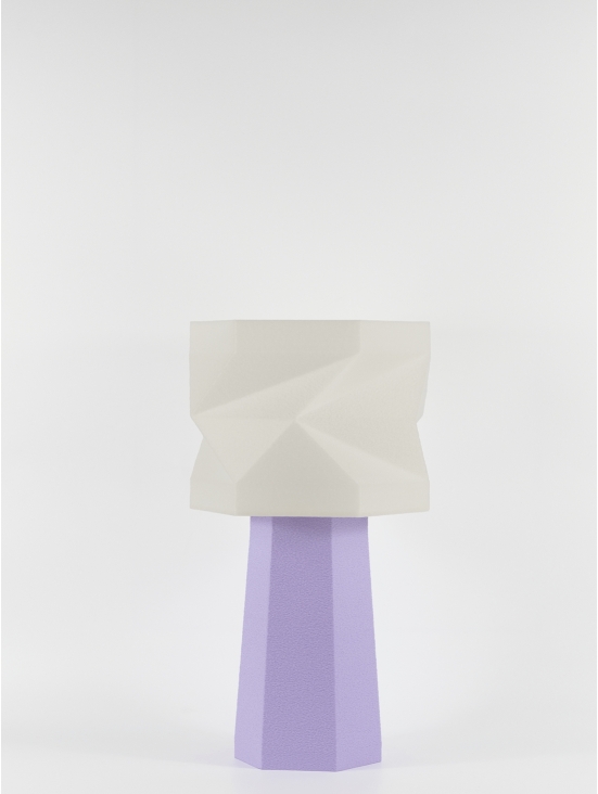 Elise – Lampe à poser pastel lilas, médium