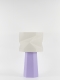 Elise – Lampe à poser pastel lilas, médium