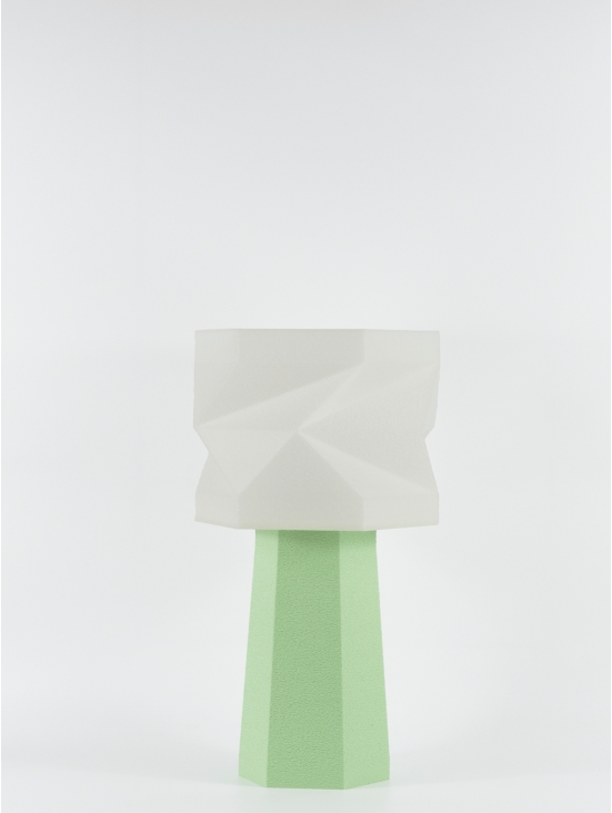 Elise – Lampe à poser pastel verte, médium