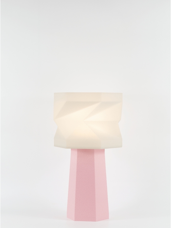 Elise – Lampe à poser pastel rose, médium