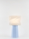 Elise – Lampe à poser pastel bleu, médium