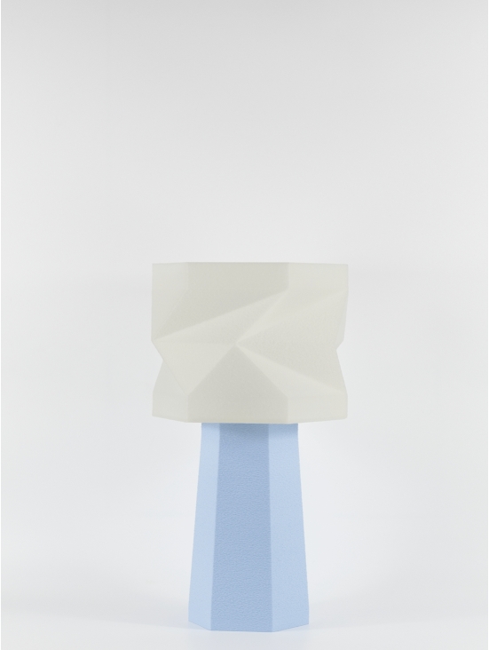 Elise – Lampe à poser pastel bleu, médium