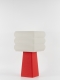Isabelle – Lampe à poser granit rouge, médium