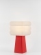 Isabelle – Lampe à poser granit rouge, médium
