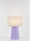 Isabelle – Lampe à poser pastel lilas, médium