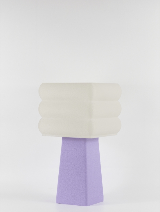 Isabelle – Lampe à poser pastel lilas, médium