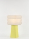 Isabelle – Lampe à poser pastel jaune, médium