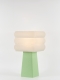 Isabelle – Lampe à poser pastel verte, médium