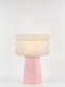 Isabelle – Lampe à poser pastel rose, médium