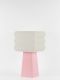 Isabelle – Lampe à poser pastel rose, médium