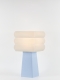 Isabelle – Lampe à poser pastel bleu, médium