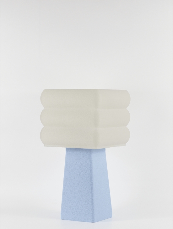 Isabelle – Lampe à poser pastel bleu, médium