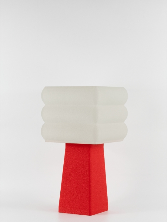Isabelle – Lampe à poser pop rouge, médium