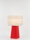 Isabelle – Lampe à poser pop rouge, médium