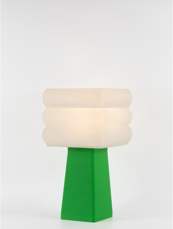 Isabelle – Lampe à poser pop verte, médium