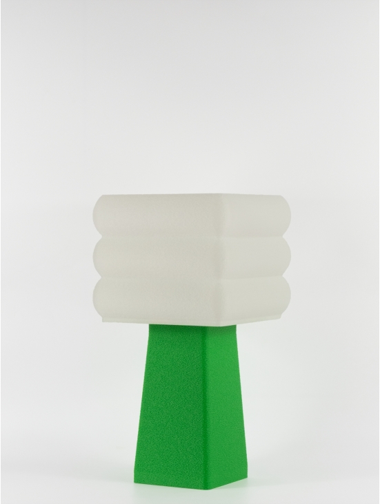 Isabelle – Lampe à poser pop verte, médium