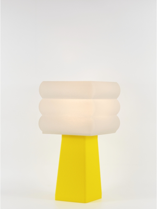 Isabelle – Lampe à poser pop jaune, médium