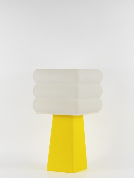 Isabelle – Lampe à poser pop jaune, médium