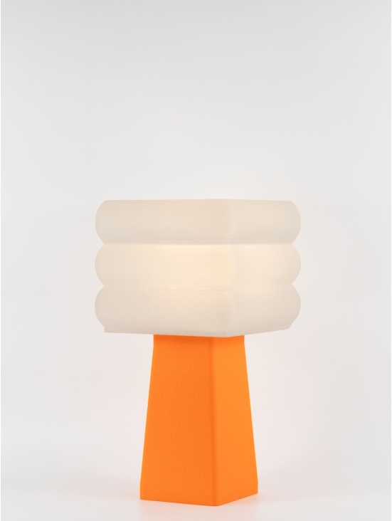Isabelle – Lampe à poser pop orange, médium