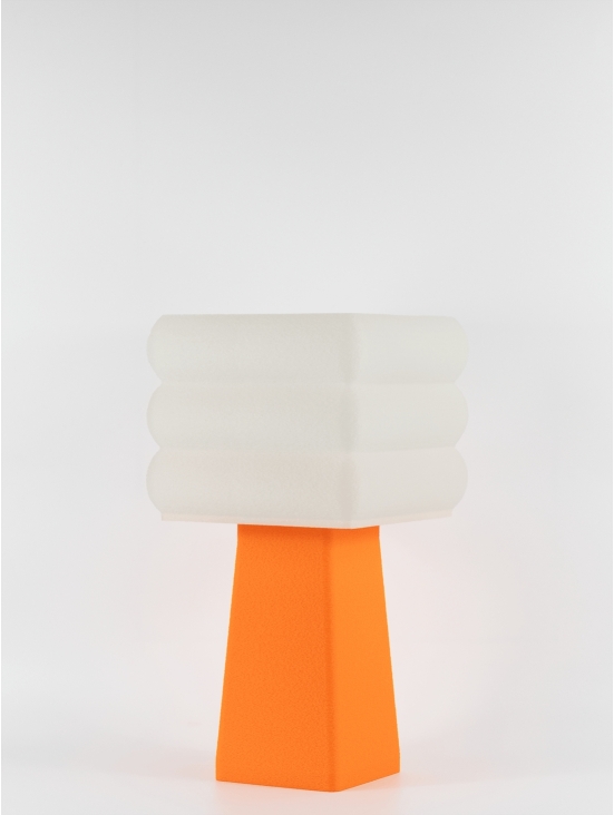 Isabelle – Lampe à poser pop orange, médium
