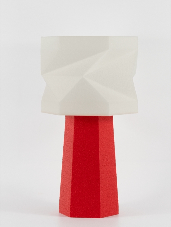 Elise – Lampe à poser granit rouge, médium