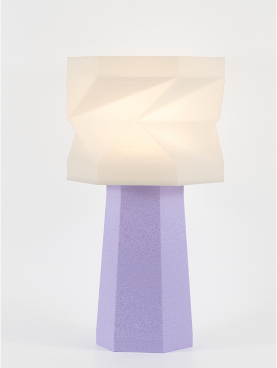 Elise – Lampe à poser pastel lilas, médium