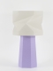 Elise – Lampe à poser pastel lilas, médium