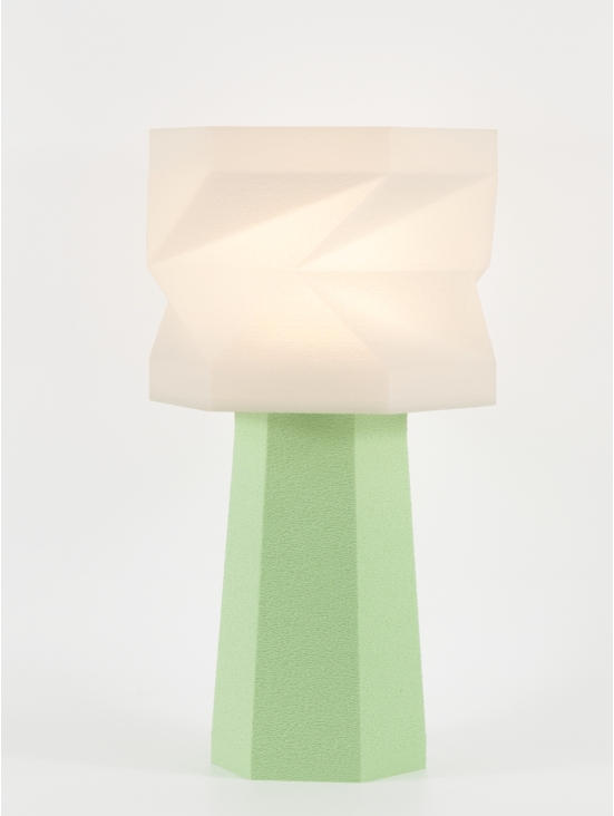 Elise – Lampe à poser pastel verte, médium