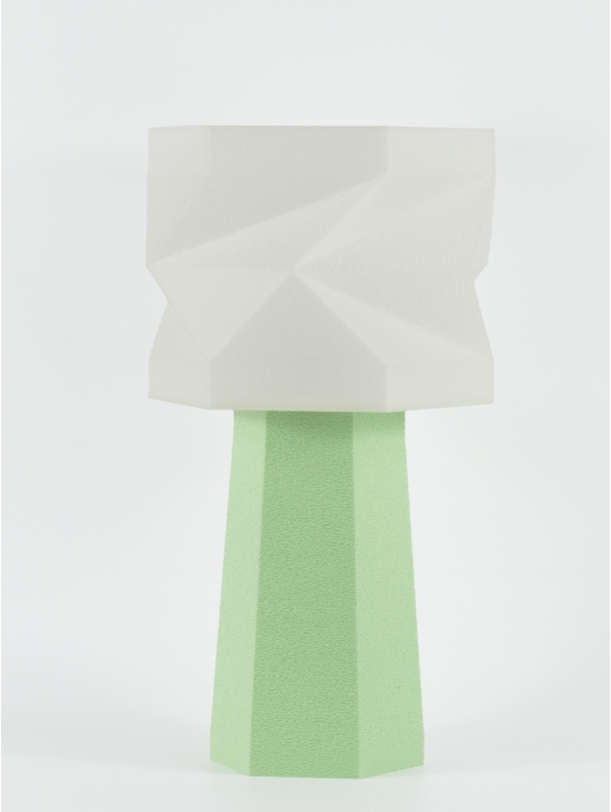 Elise – Lampe à poser pastel verte, médium