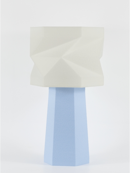 Elise – Lampe à poser pastel bleu, médium
