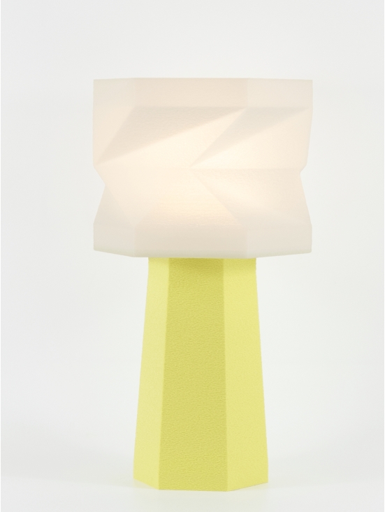 Elise – Lampe à poser pastel jaune, médium