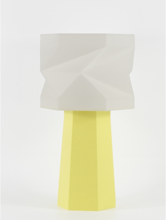 Elise – Lampe à poser pastel jaune, médium