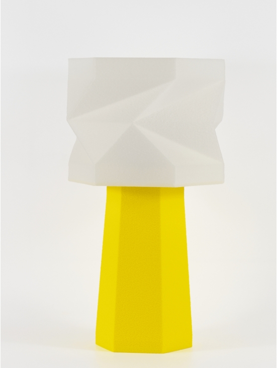 Elise – Lampe à poser pop jaune , médium