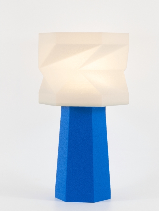 Elise – Lampe à poser pop bleu, médium
