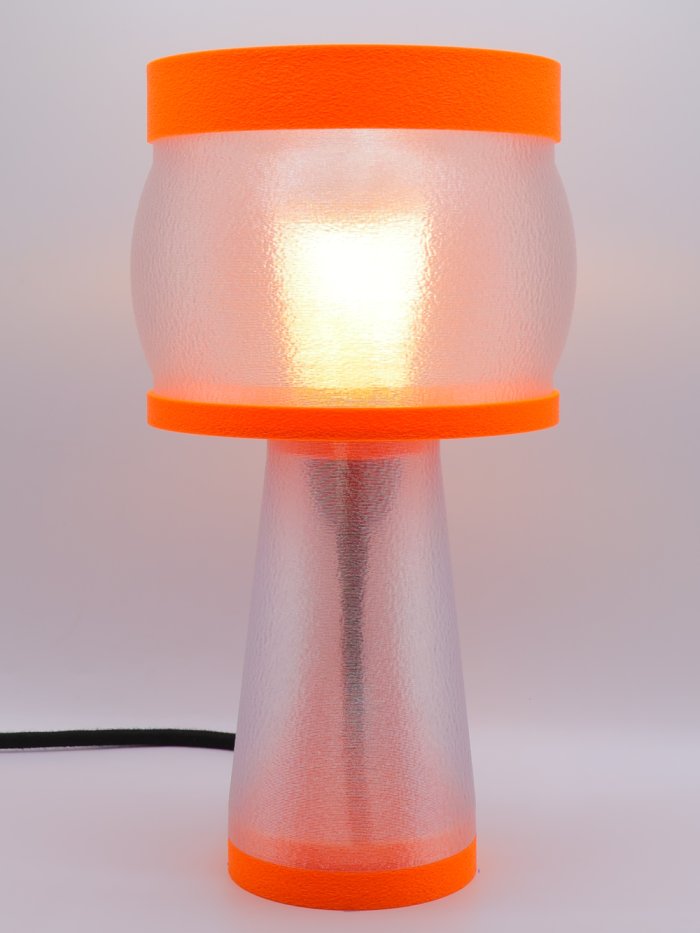 Clémence – Lampe à poser design, Couleurs POP, Équilibre – Luminaire haut de gamme en impression 3D