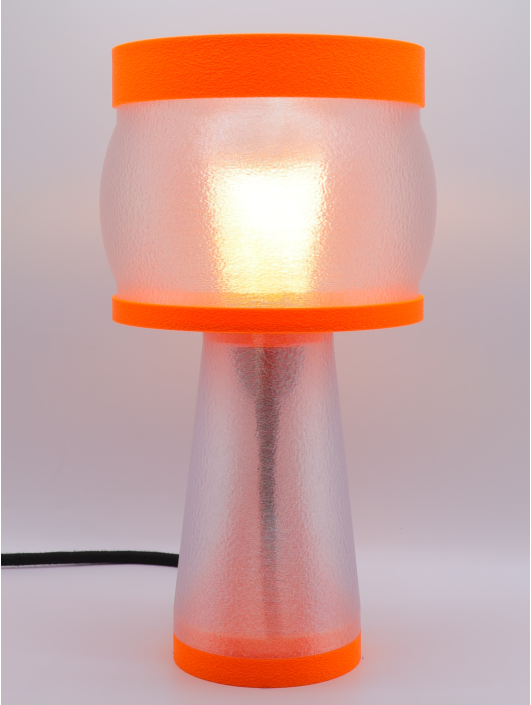 Clémence – Lampe à poser design, Couleurs POP, Équilibre – Luminaire haut de gamme en impression 3D