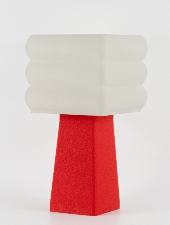 Isabelle – Lampe à poser pop rouge, médium