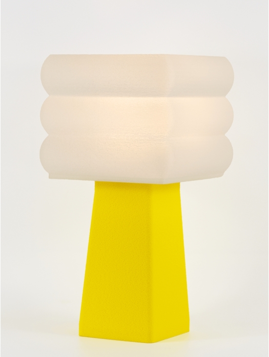 Isabelle – Lampe à poser pop jaune, médium