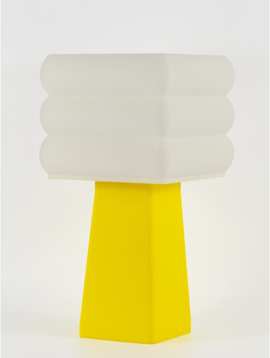 Isabelle – Lampe à poser pop jaune, médium
