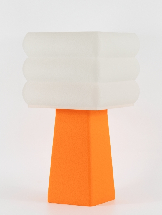 Isabelle – Lampe à poser pop orange, médium