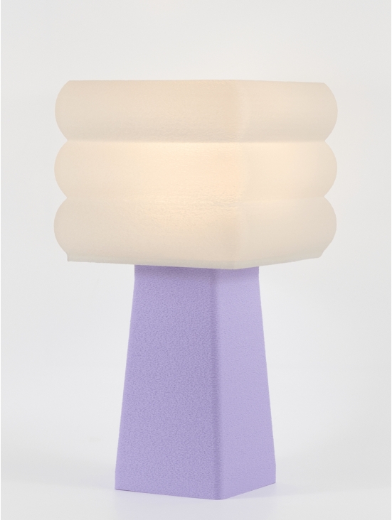 Isabelle – Lampe à poser pastel lilas, médium