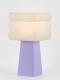 Isabelle – Lampe à poser pastel lilas, médium