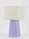 Isabelle – Lampe à poser pastel lilas, médium