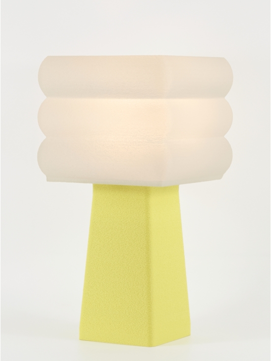 Isabelle – Lampe à poser pastel jaune, médium