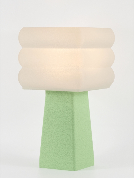 Isabelle – Lampe à poser pastel verte, médium