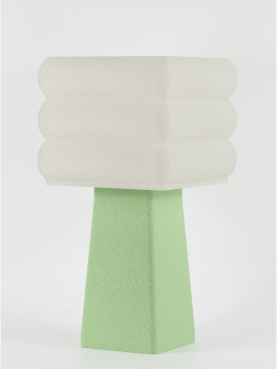 Isabelle – Lampe à poser pastel verte, médium