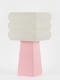 Isabelle – Lampe à poser pastel rose, médium