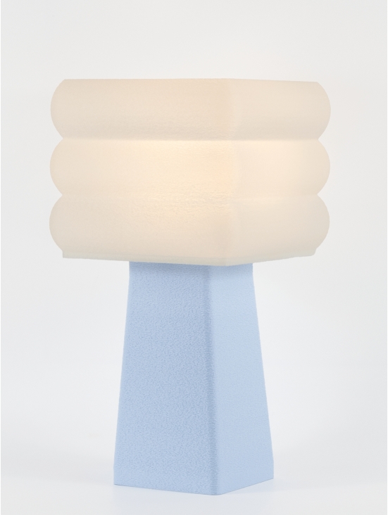 Isabelle – Lampe à poser pastel bleu, médium