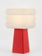 Isabelle – Lampe à poser granit rouge, médium