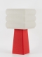 Isabelle – Lampe à poser granit rouge, médium